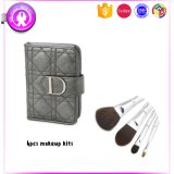 Luxury Mini 4PCS Cosmetic Brush Set with Fashion Custom