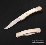 Folding Knife with Ox Bone Handle (#3927)
