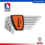 Long Arm Ball End Hex Key Wrench Set 9-Piece Made of Top Quality Alloy Steel