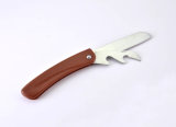 Wood Coating Plastic Handle Multifunction Folding Paring Kitchen Knife