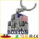 Factory Supply Custom Design Metal Tower Buildings Keychain for Souvenirs