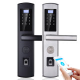 Home Smart Bluetooth APP Electronic Door Lock with Code, Card, Fingerprint, Key Function