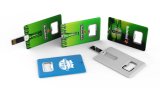 Credit Card Shaped USB Flash Drive with Bottle Opener Function and Large Print Area