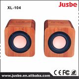 XL-104 Multimedia Wooden Case 4inch Table Mini Speaker