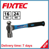 Fixtec 16oz Ball Pein Hammer with Fiberglass Handle High Quatily Hand Tools
