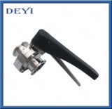SS304/316L Stainless Steel Sanitary Manual Clamp Butterfly Valve with Clamp Ends (DY-BV1007)