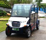 Four Doors Battery Power Low Speed Cart 4 Seats