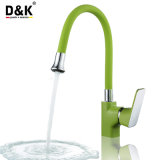New Design High Quality Brass Fashion Green Kitchen Faucet with Flexible Spout