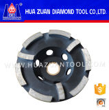 Huazuan 4''-9'' Hot Pressed Sintered Diamond Cup Grinding Wheel