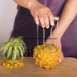 Pineapple Corer Slicer Ring Cutter Peeler Wedge Professional Chef Cookie Gadgets Large Server Stainless Steel Fruit Cutting Slicing Coring Knife Esg10118