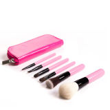 5PCS Makeup Brush Set Cosmetic Brush Set with Zipper Pouch