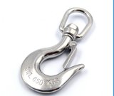 Stainless Steel Rigging Hardware Swivel Eye Hook with Safety Latch