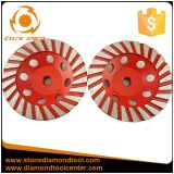 4inch Turbo Grinding Diamond Cup Wheel for Concrete, Marble