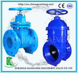 (Z45X) Non Rising Resilient Seat Rubber Coated Wedge Gate Valve