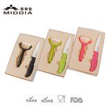 Ceramic Fruit Knife Set with Gift Box Packaging for Kitchen Implement