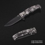 Folding Knife with Camou Handle (#3863)