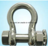 Stainless Steel Hardware Forged Bow Shackle with safety Bolt