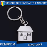 Engraved House Home Shaped Key Chain