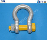 Galv. G2130 U. S Type Drop Forged Bow Shackle Rigging Hardware