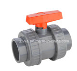 PVC True Union Ball Valve for Water Supply with ISO9001 (DIN)