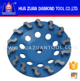Huazuan 5-Inch Diamond Grinding Cup Wheel for Concrete, Concrete Grinding Cup