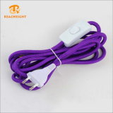 Ce VDE Euro Plug Cord Set with Switch and Socket
