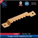 Customerized Brass Plating Sawtooth Picture Frame Hardware