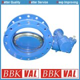 Actuated Double Eccentric Double Flange Butterfly Valve