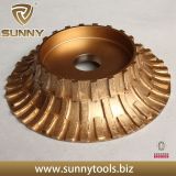 250mm Electroplated Diamond Grinding Wheel for Profiling Stones