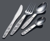 Plastic PS Sliver Cutlery Spoon/Fork/Knife
