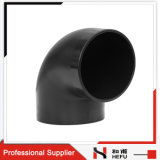 Black Plastic HDPE Material Drainage Pipe 90 Degree Elbow