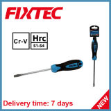 Fixtec Slotted Screwdriver High Quality CRV Professional Hand Tools