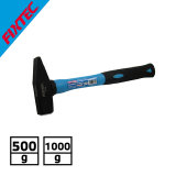 Fixtec High-Quality Carbon Steel Machinist Hammer with Fiber Handle