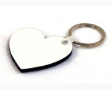 Souvenir Keyring Sublimation Printable Heart Shape MDF Keychain