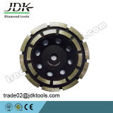 Jdk Diamond Double Row Cup Wheel for Granite Grinding/Abrasive/Polishing Tools