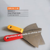 C-06 Construction Decoration Paint Hand Tools Double Nip Plastic Handle Putty Knife