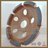 Good Quality Diamond Single Row Steel Base Grinding Cup Wheel