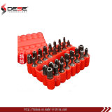 Security Bit Set with Magnetic of 33PCS Extension Bit Holder