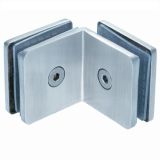 90 Degree Bathroom Partition Glass Fixing Hardware (SH-0440)