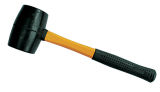 Rubber Hammer with Fiberglass Handle, Rubber Mallet