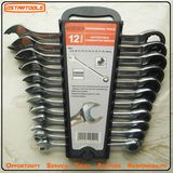 Ostar Tools 12PCS Flexible Reversible Ratchetable Combination Wrench Spanner Set