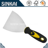 3'' Plastic and Rubber Handle Putty Knife for Hot Selling