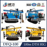 Portable Full Hydraulic Water Wagon Drill with DTH Hammer Dfq-100