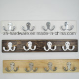 High-Grade Beautiful Clothes Hook Wooden & Metal Board Hook (ZH-7004)