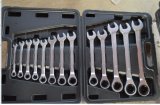 13PCS Ratchet Wrench Combination Wrench Set (metric size & inch size) Customized Spanner Set