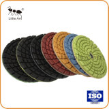 Best Selling 100mm Flexible Resin Bond Dry and Wet Use Diamond Polishing Pad for Concrete