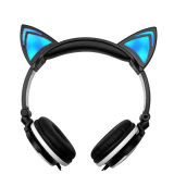 Glowing Cat Ear OEM Cute Foldable Headphone