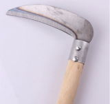 Graden Tools Hand Cutting Iron Sickle with Wooden Handle