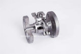 2PC Flanged End with Direct Mounting Pad Bs Pn16 Ball Valve