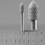 Flat Bottom Engraving Bits-Diamond Engraving Tools for Stone Processing